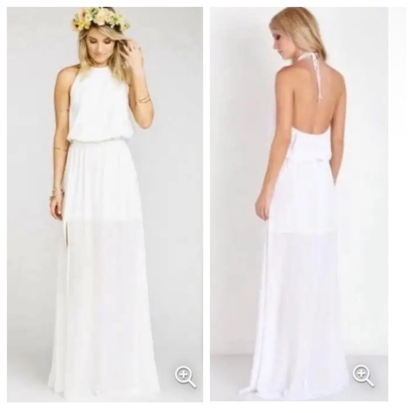 Show Me Your MuMu limited addition Heather Halter Dress - Picture 1 of 14